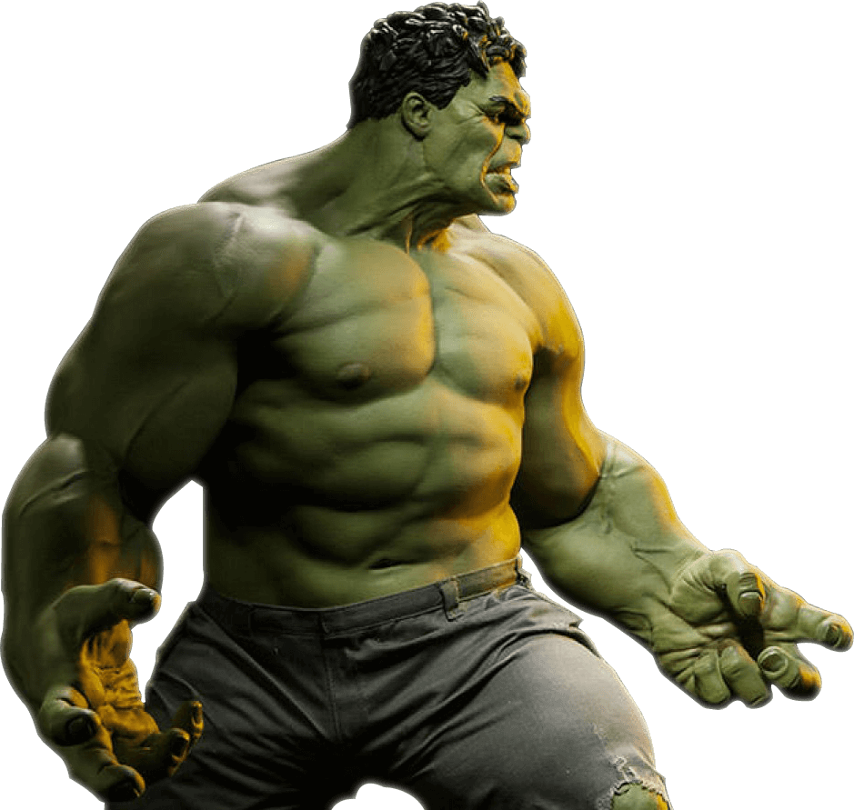 Image To Png, Banner Ads Or Social Media Graphics - Hulk (939x891), Png Download