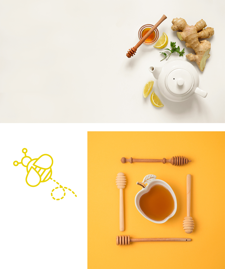 Honey About Us - Ginger Tea (770x920), Png Download