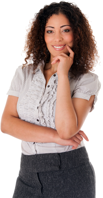 East Filling Machines - Business Girls With Curly Hairs (500x693), Png Download