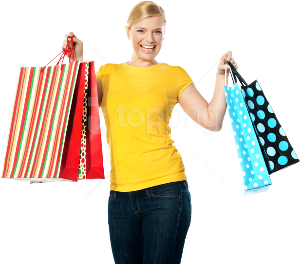 Free Png Download Women Shopping Png Images Background - Women Shoppings Hd Png (850x583), Png Download