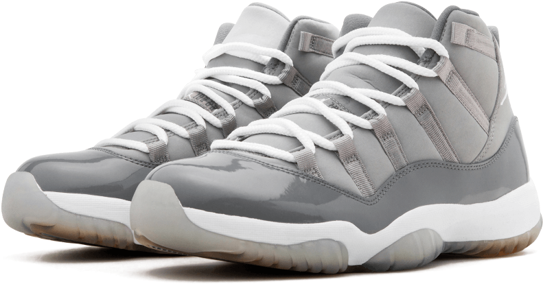 Air Jordan 11 Retro "cool Grey" - Sneakers (1000x600), Png Download