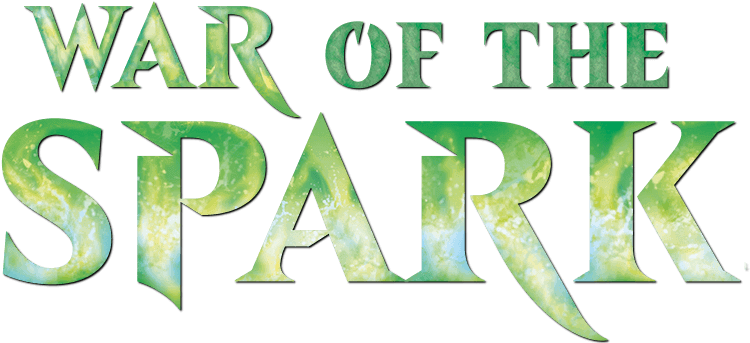 Logo War Of The Spark Mtg - Calligraphy (900x414), Png Download
