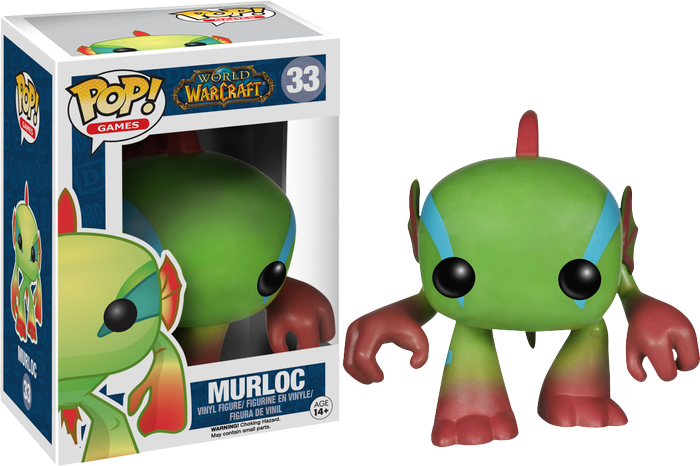 World Of Warcraft Murloc Pop Vinyl Figure - World Of Warcraft Funko Pop (700x466), Png Download