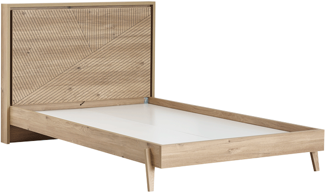 Origami Bed - Karyola (685x500), Png Download