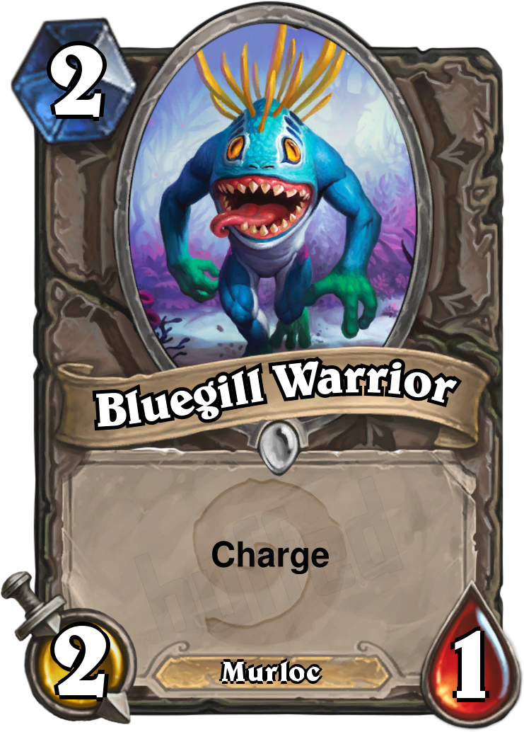 Bluegill Warrior - Minion - Card - Hearthstone Database, - Hearthstone Mage Card (744x1073), Png Download