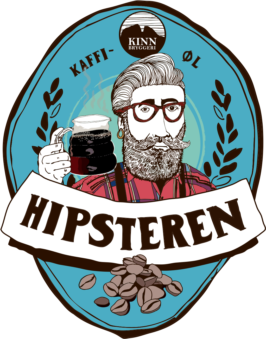 Beers - Kinn Hipsteren (1042x1304), Png Download