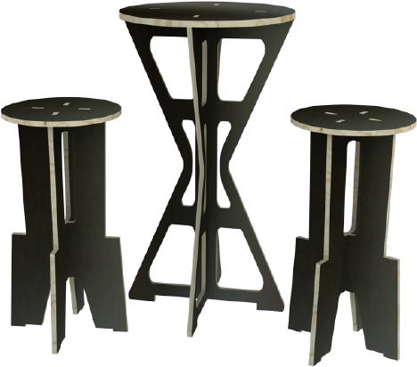 Entertainer Bar Package - Outdoor Table (567x567), Png Download