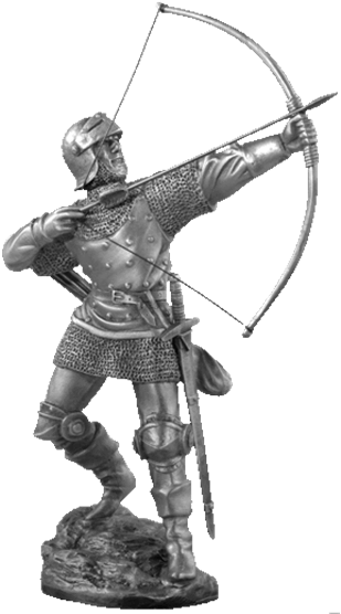Pewter English Sculpture Mema From Dark Knight - Archer Knight (555x555), Png Download