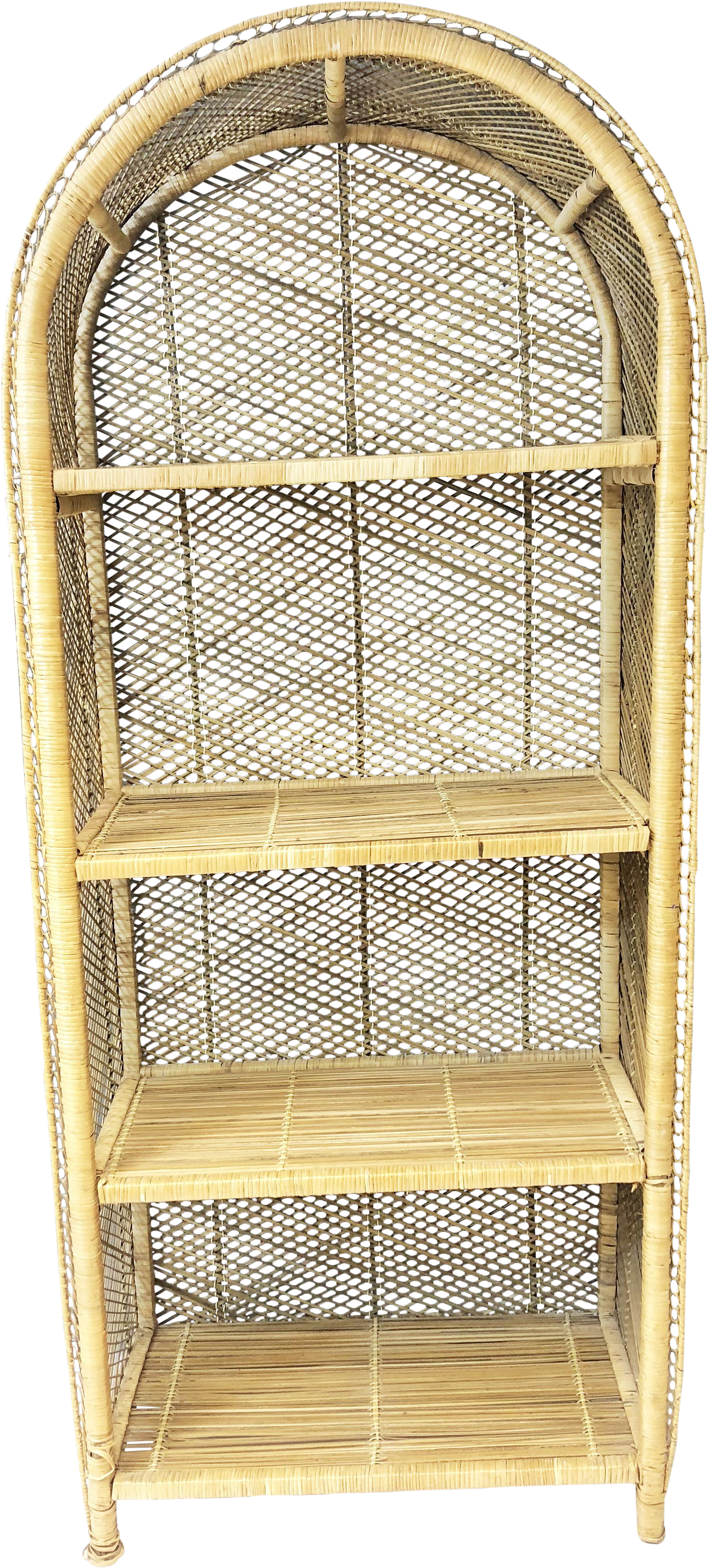 Mid Century Boho Chic Dome Top Chairish - Shelf (1820x4021), Png Download