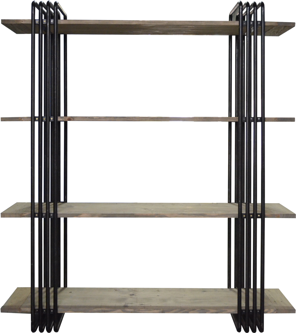 Download Pipe Bookcase Shelf Full Size PNG Image PNGkit