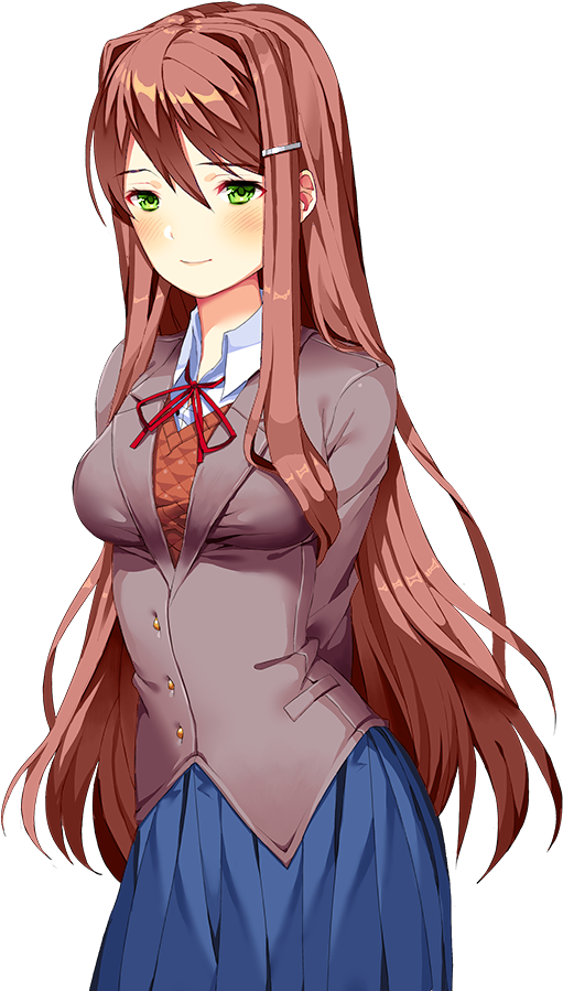 395 Kb Png - Doki Doki Literature Club Memes (529x900), Png Download