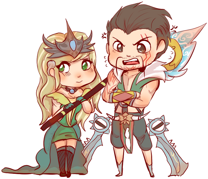 Draven,league Of Legends,лига Легенд,фэндомы,nami - Cartoon (726x609), Png Download
