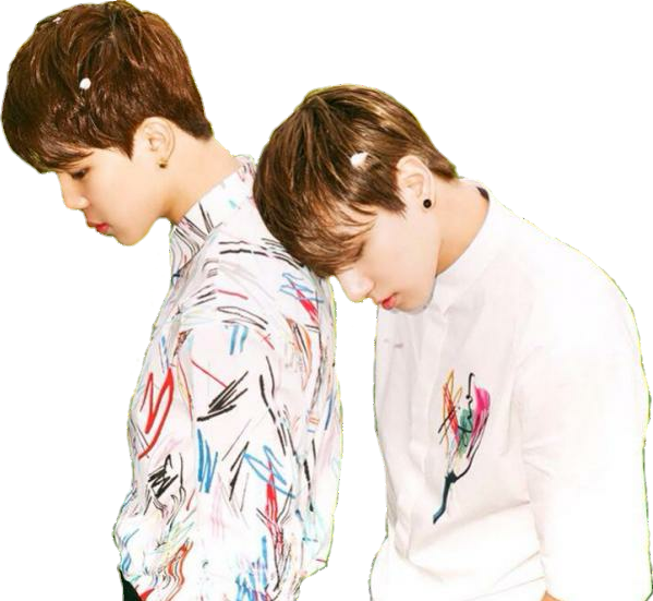 Bts Bangtanboys Jikook Kookmin Parkjimin Jimin Jiminie - Jikook I Need U Photo Shoot (599x551), Png Download