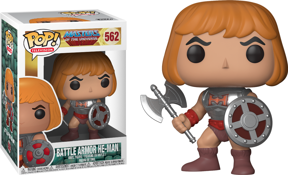 Pop Figure Masters Of The Universe He Man Battle Damaged - 889698218054 (1174x715), Png Download