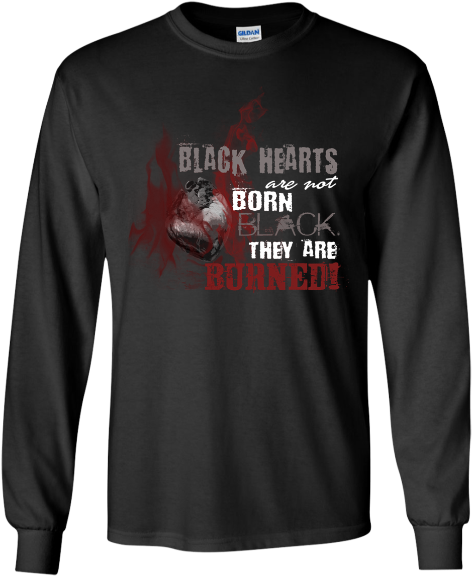 Black Hearts Are Not Born Black - Us Army Rangers Shirt (1155x1155), Png Download