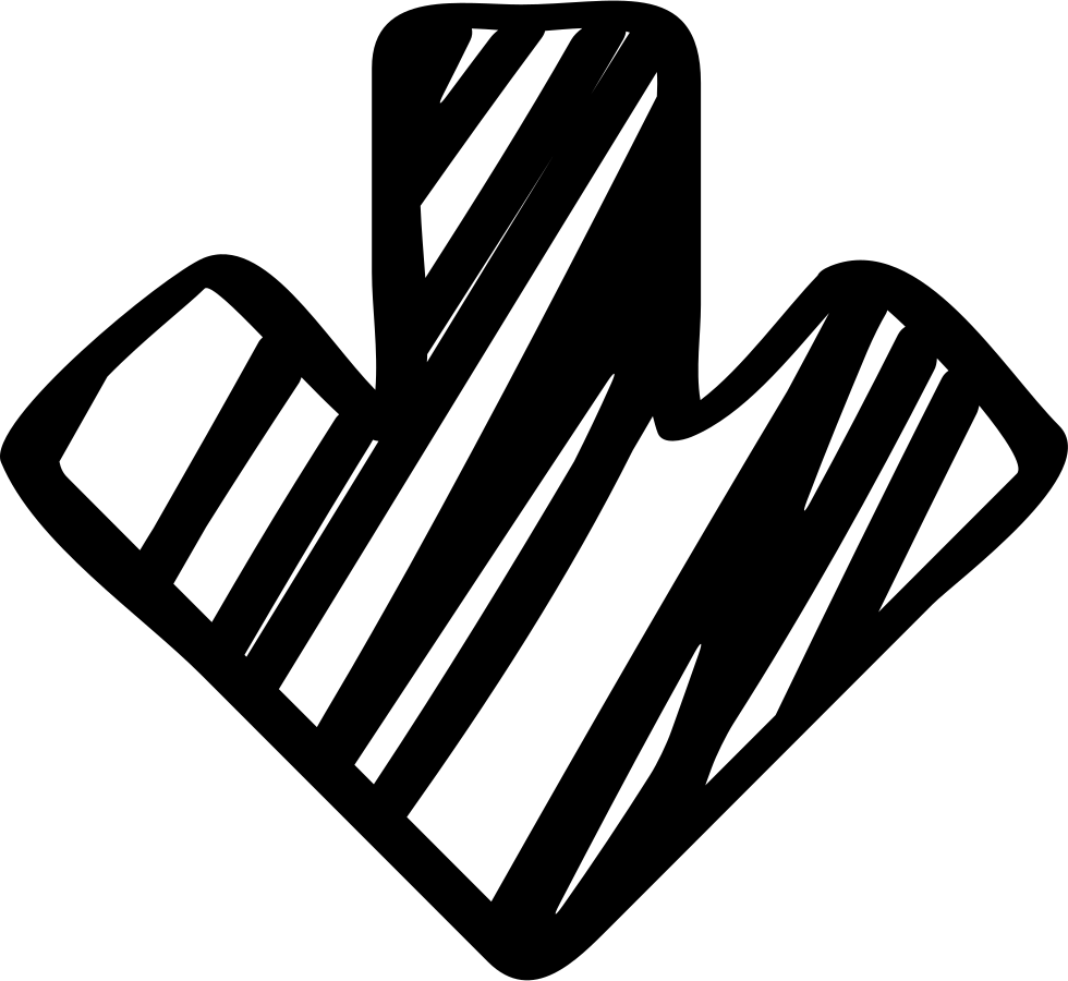 Sketched Down Arrow Comments - Fleche Vers Le Bas (980x900), Png Download