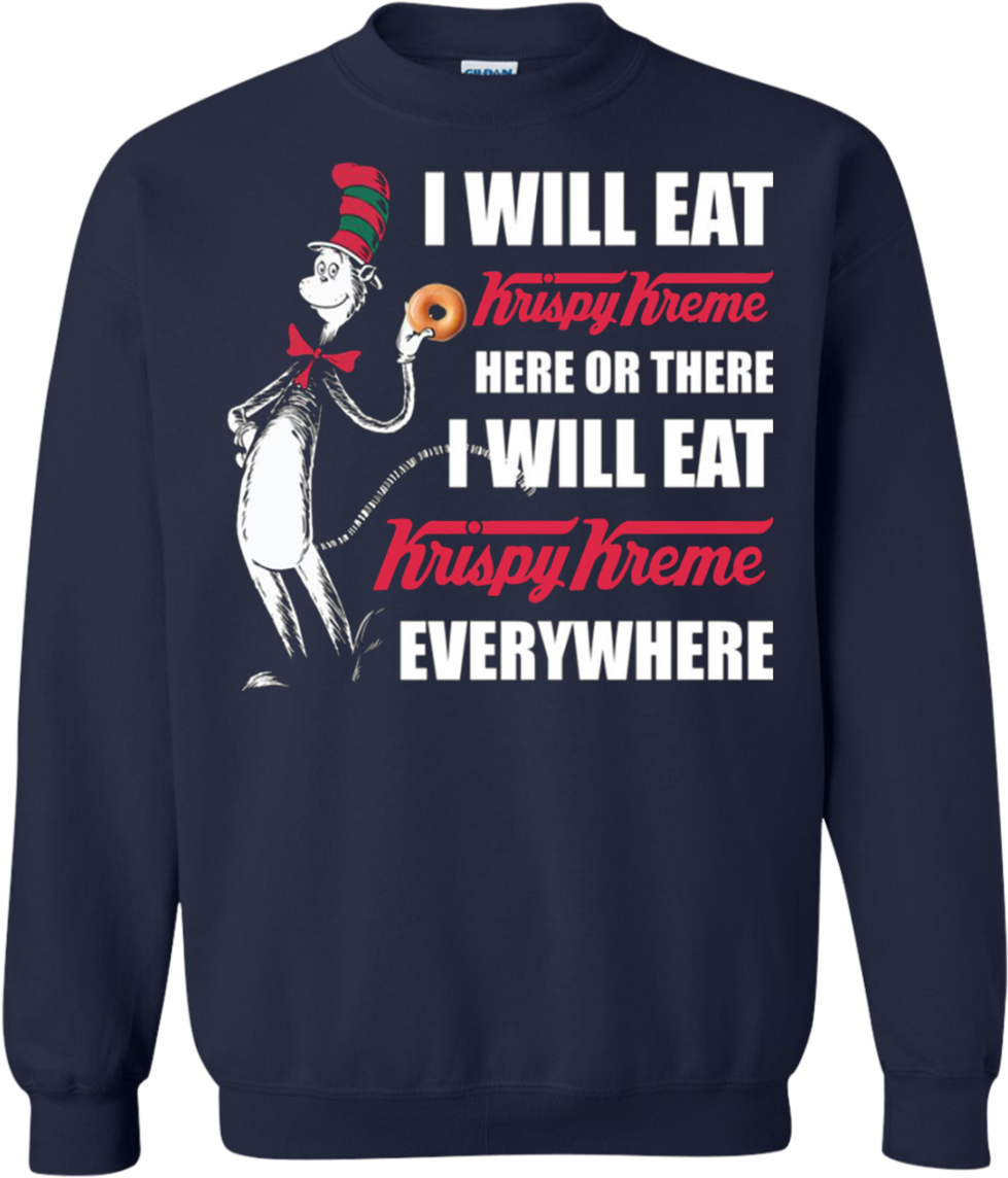 Dr Seuss I Will Eat Krispy Kreme Here Or There Shirt - Game Of Thrones Christmas Png (1155x1155), Png Download