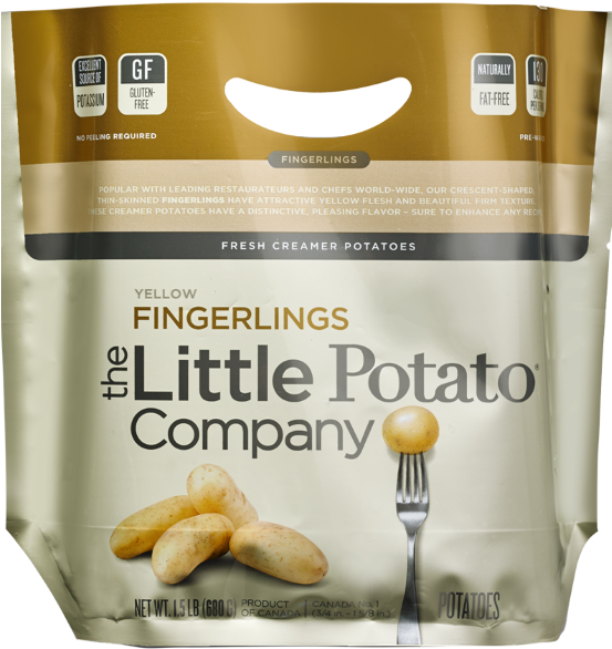 Little Potato Company Garlic Herb (750x675), Png Download