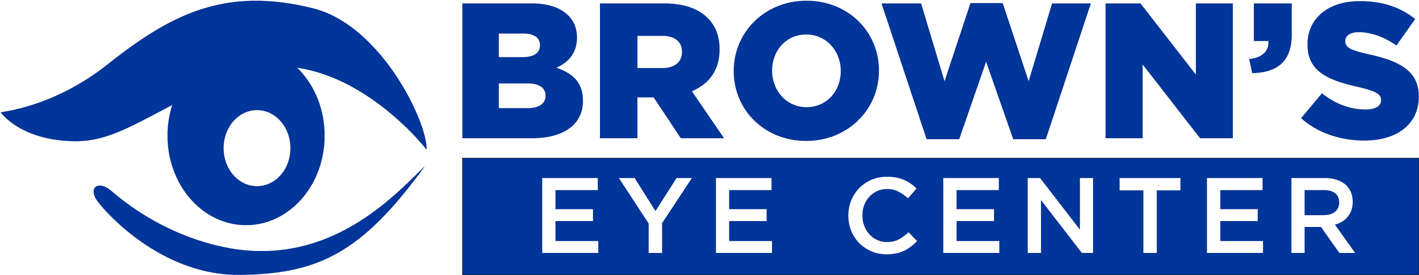 Brown's Eye Center - Graphic Design (3044x932), Png Download