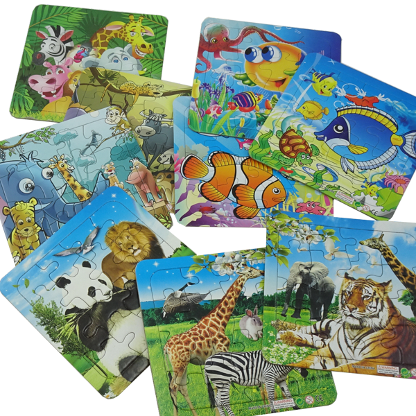 Kids Frame Jigsaw Puzzles - Granby Zoo (600x600), Png Download