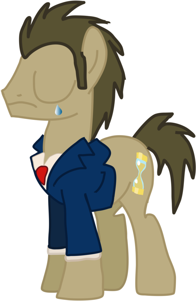 Drawn Steampunk Sad - My Little Pony Dr Hooves (774x1032), Png Download