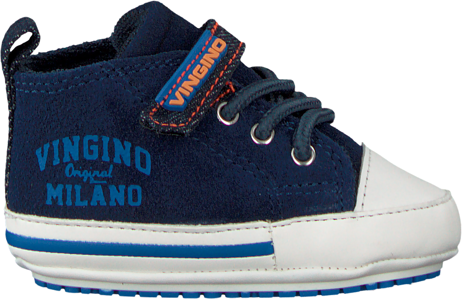 Blue Vingino Baby Shoes Finn - Skate Shoe (1500x986), Png Download