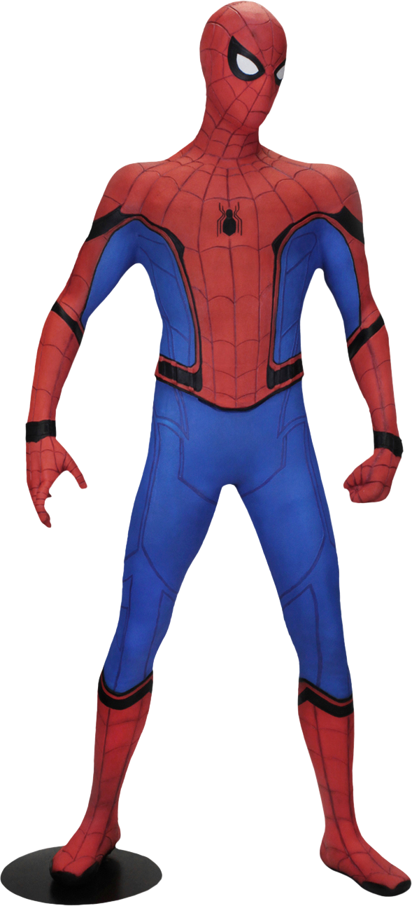 Spider Man - Spiderman Homecoming Figures Neca (589x1293), Png Download
