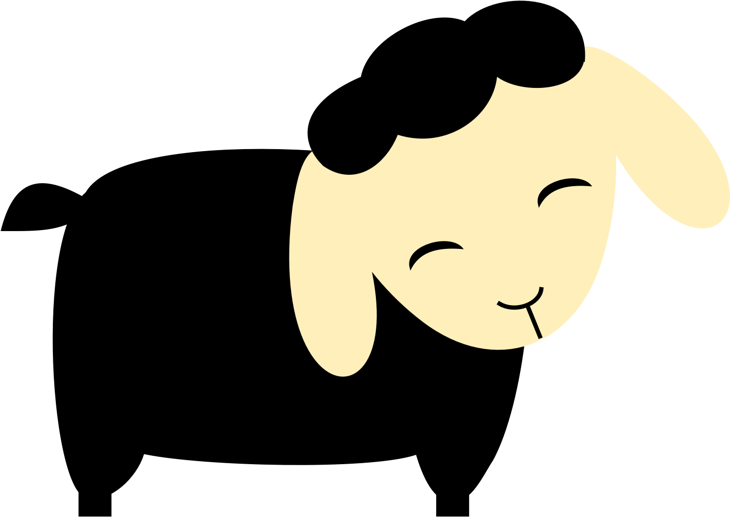 Farm Animals Clipart (1478x1047), Png Download