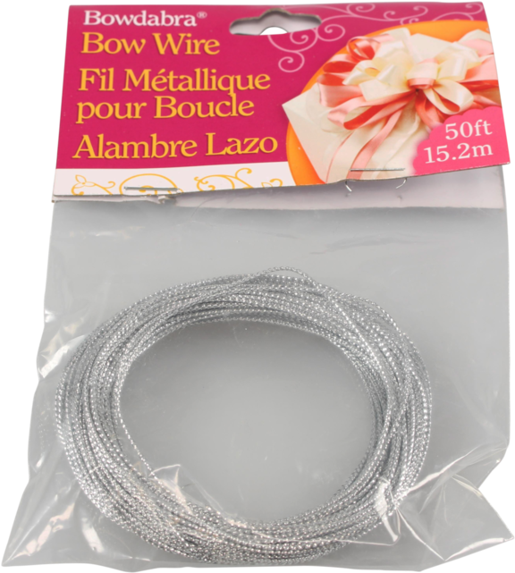 Bowdabra® Bow, 91,4m, Silver (640x640), Png Download