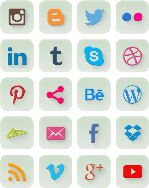 20 Social Icons - Instagram (592x740), Png Download