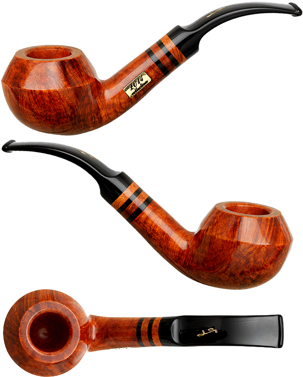 Savinelli 2014 Pipe Of The Year Smooth Brown Tobacco - Hickory Golf (675x855), Png Download