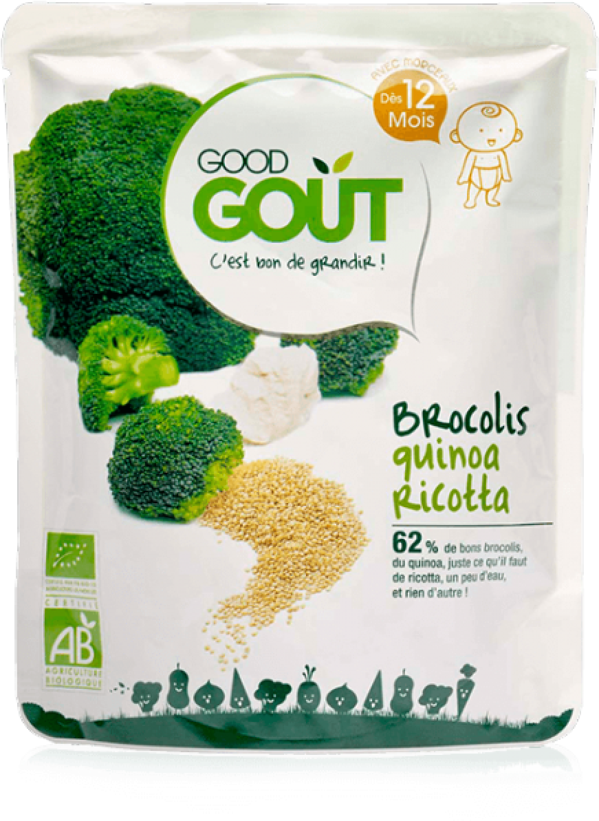 Brocolis Quinoa Ricotta - Baby Organic Food Broccoli (1200x1200), Png Download