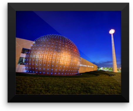 Basketball Hall Of Fame Poster - Architecture (600x600), Png Download