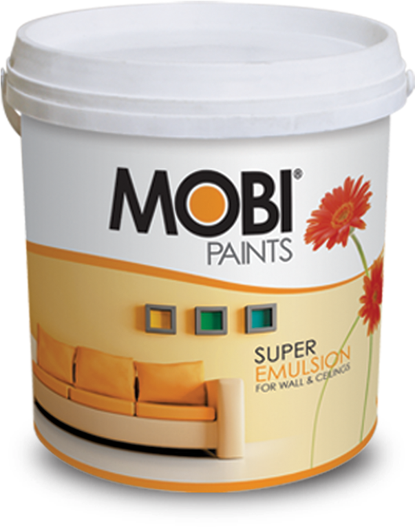 Mobi Super Emulsion - Mobi Paints (1000x1000), Png Download