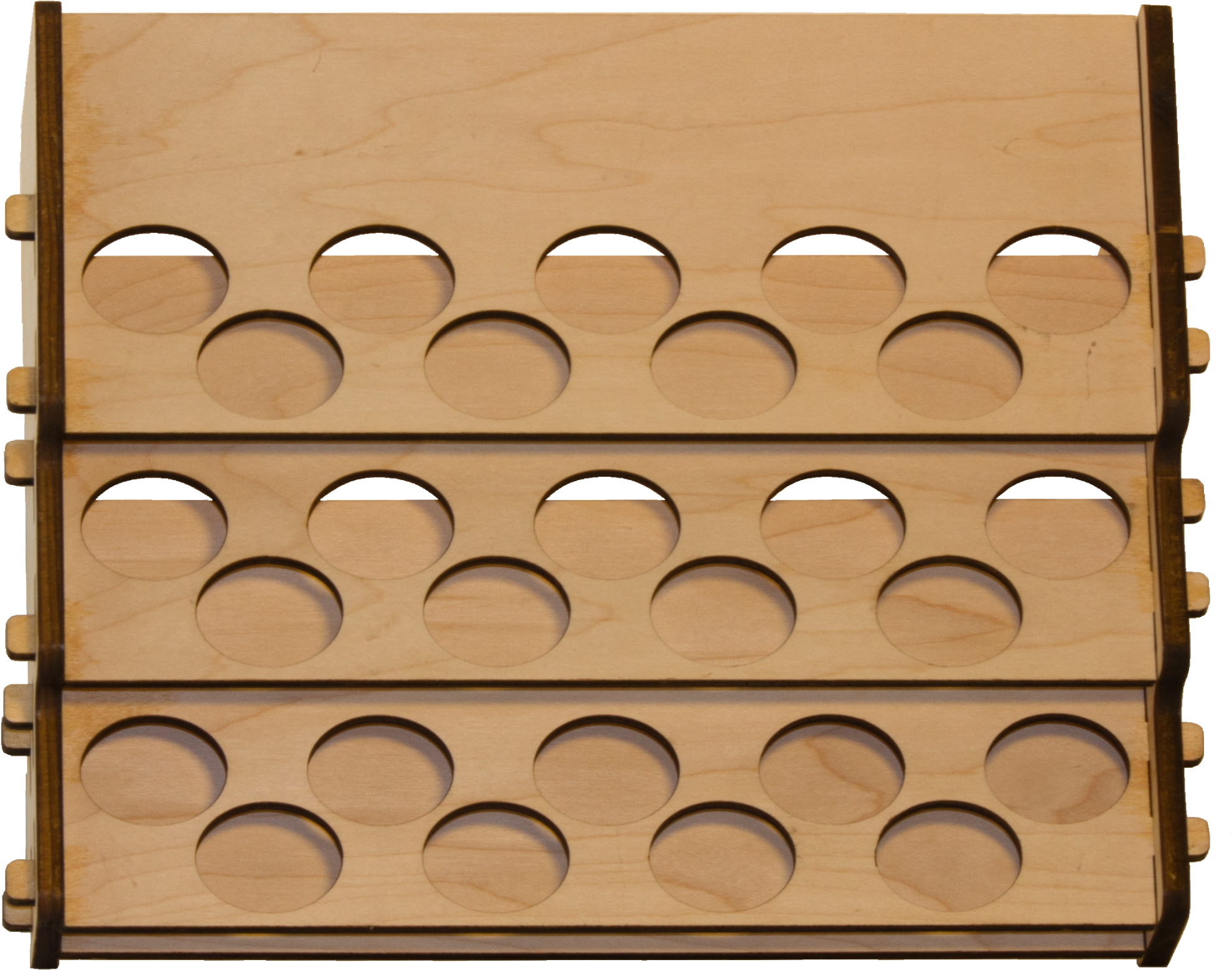 Basic Paint Racks Bpr For Miniaturist And Hobby Enthusiast - Wood (2048x1558), Png Download