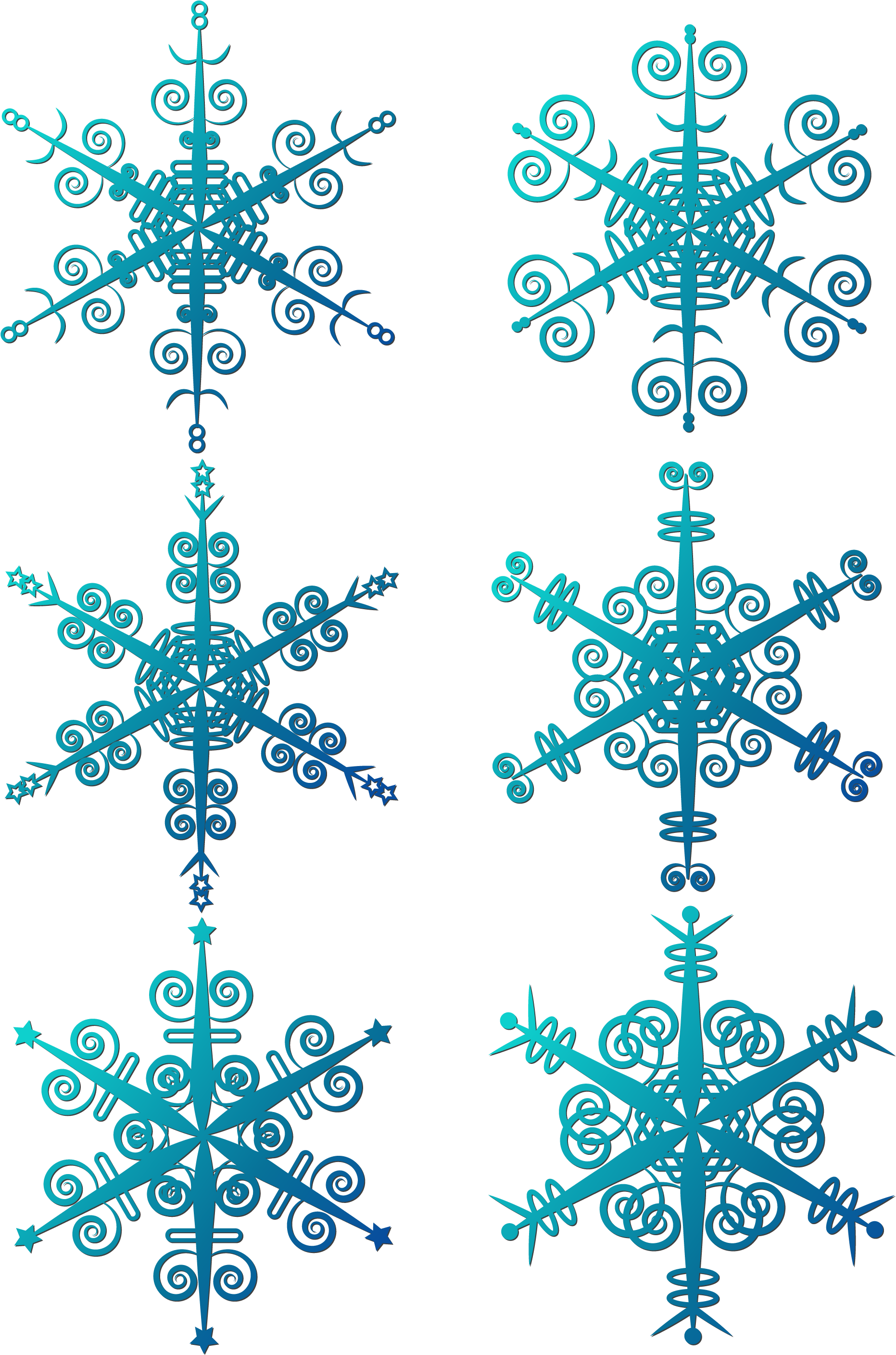 Decoración De Copo Nieve Azul Minimalista Elemento - Cross (2133x2852), Png Download