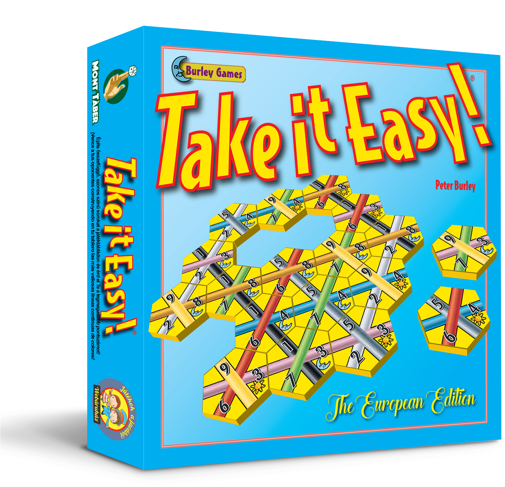 El Clásico Juego Abstracto - Take It Easy Spel (1800x1800), Png Download