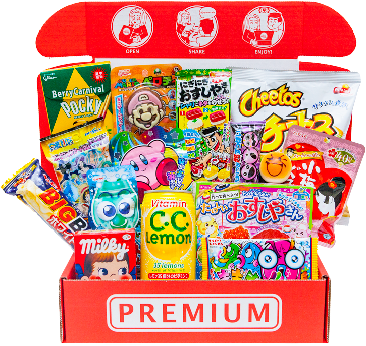 Japan Crate - Japan Crate Candy (725x686), Png Download