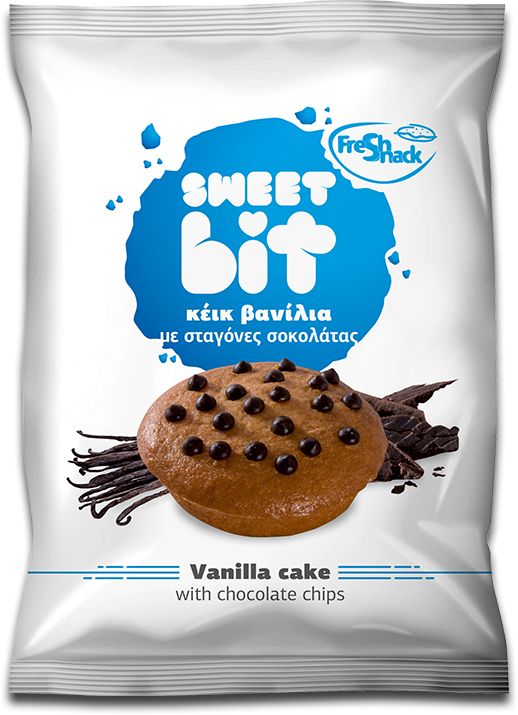 Sweet Bit Vanilla Cake With Chocolate Chips - Fresh Snack (518x715), Png Download