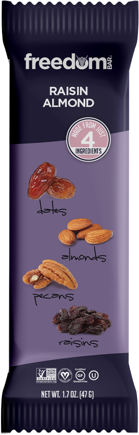 Raisin Almond Bar - Potato Chip (500x1000), Png Download