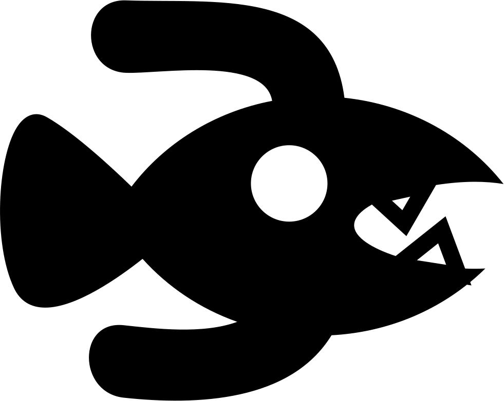 Png File Svg - Plantilla Para Graffiti De Peces (981x782), Png Download