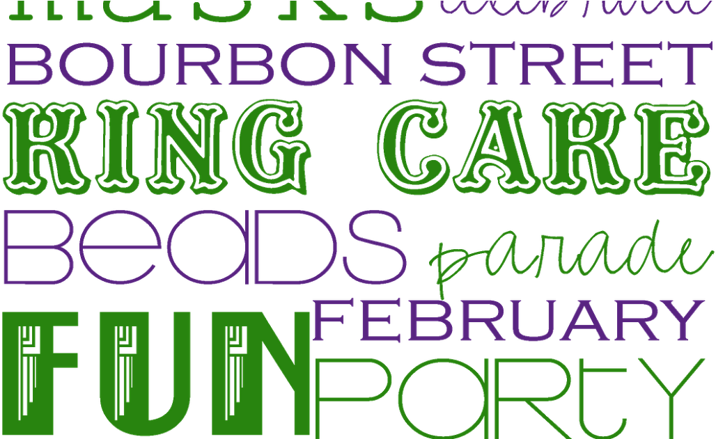 In New Orleans Carnival - Graphic Design (1200x630), Png Download