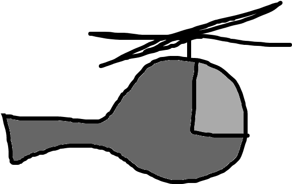 Helicóptero - Helicopter Rotor (1020x608), Png Download