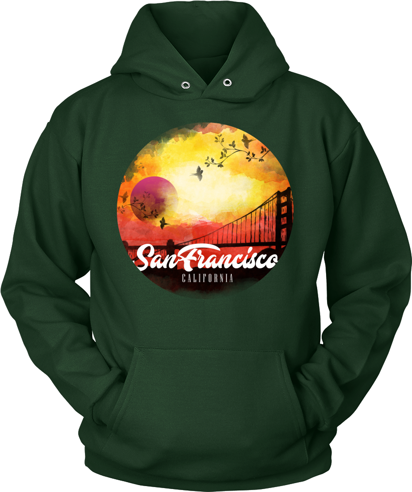 San Francisco California Horizon Sunset Skyline Ca - Dont Mess With My Husband Shirt (1000x1000), Png Download