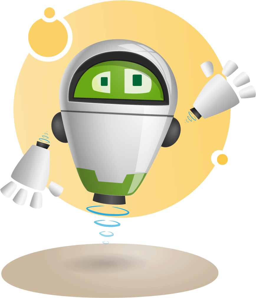 Vintage Clipart Of Free Friendly Robot Clip Art 227kb - Flying Robot Cartoon (928x1098), Png Download