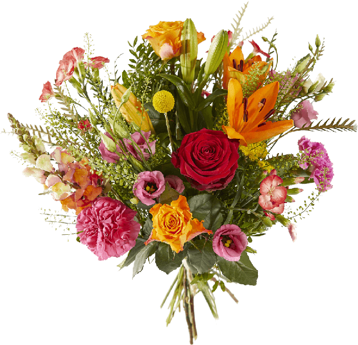 Cheerful Field Bouquet - Vrolijk Veldboeket Fleurop (700x700), Png Download