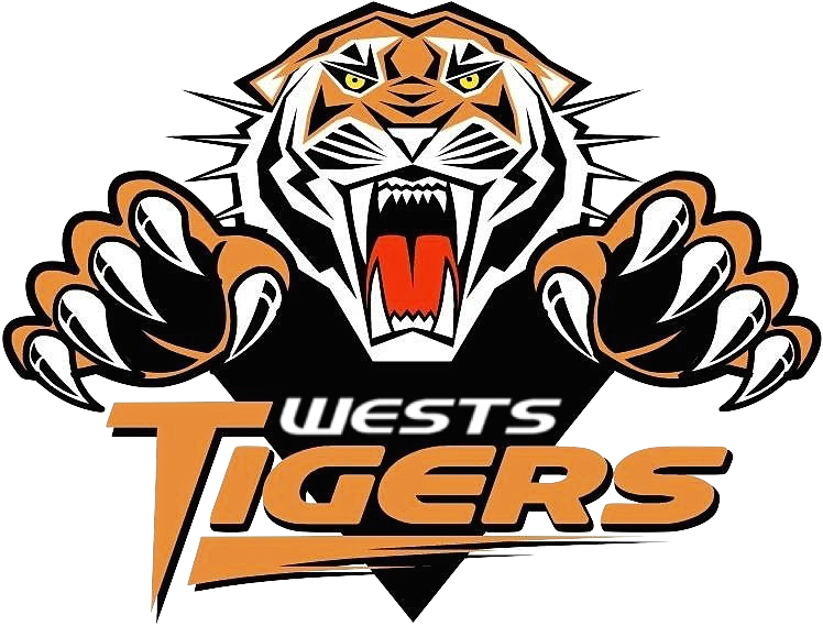 Wests Tigers Logo (748x569), Png Download
