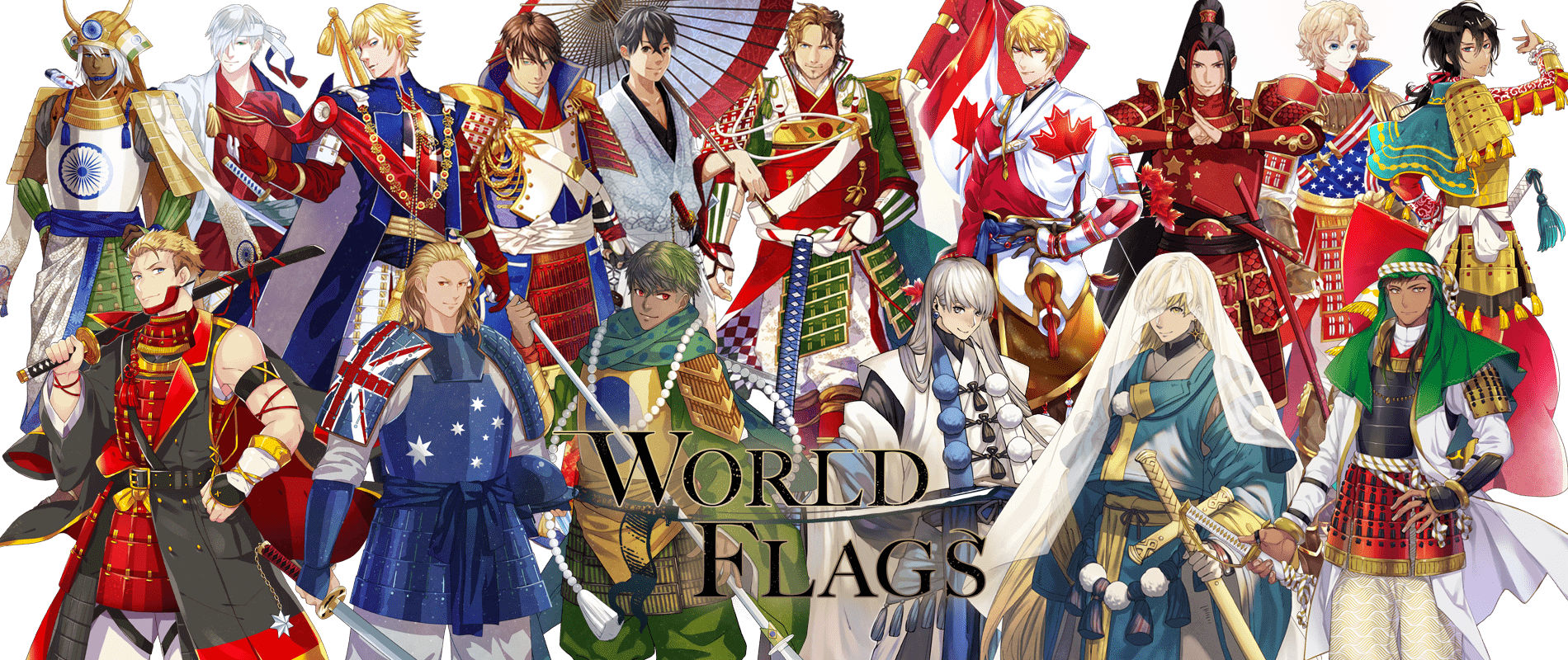 World Flags Turned Into Pretty Boys - Military Uniform (1900x800), Png Download