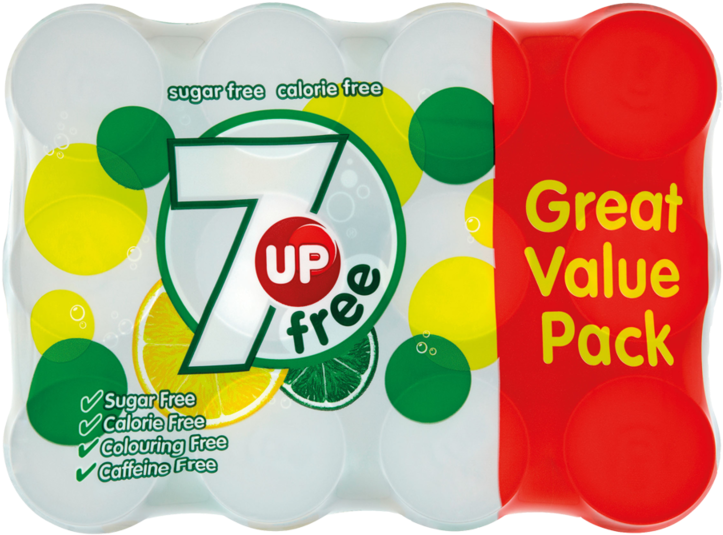 7up Canpack 12x330ml - Circle (800x800), Png Download