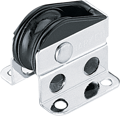 [hk-096] Harken 29 Mm Upright Lead Bullet Block - Plastové Kladka S Uchytem (600x600), Png Download